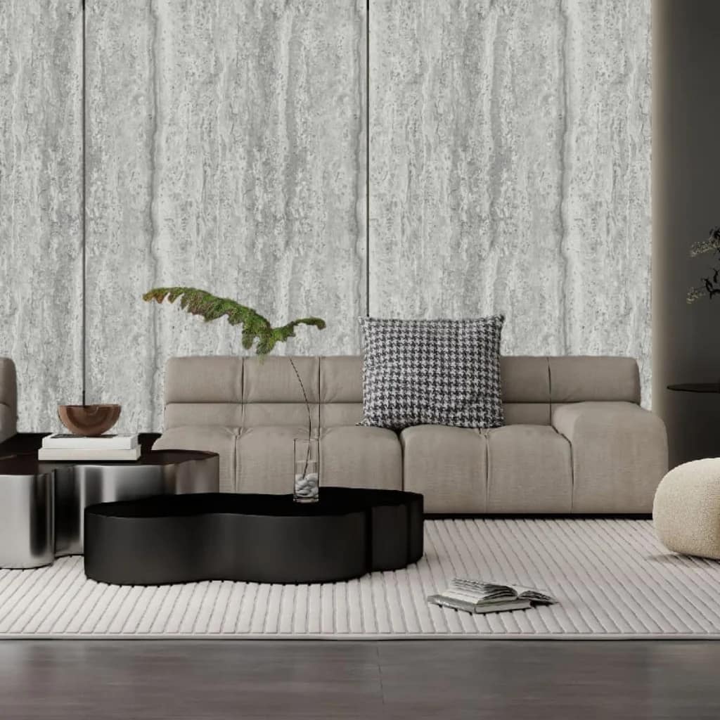 Decorative modified clay wall finish for luxury interior spaces by Dia Decor India