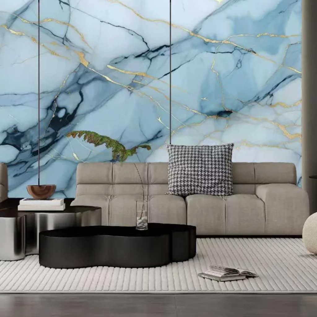 Decorative modified clay wall finish for luxury interior spaces by Dia Decor India